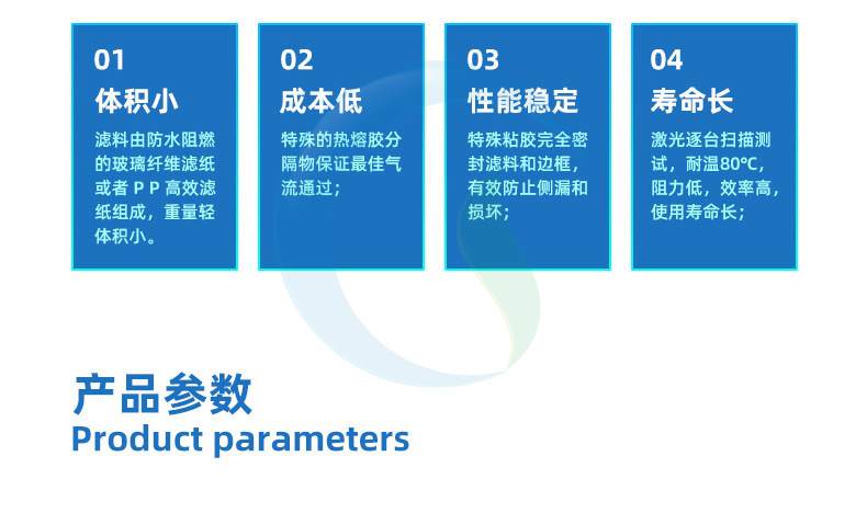 無(wú)隔板高效空氣過(guò)濾器